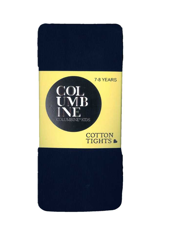 Cotton Tights - Navy